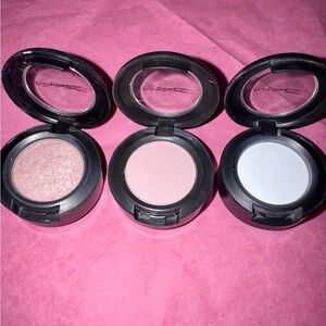 MAC M.A.C. Cosmetics Makeup Eyeshadow - Naked Lunch, Look See, Gesso -Pls. Read